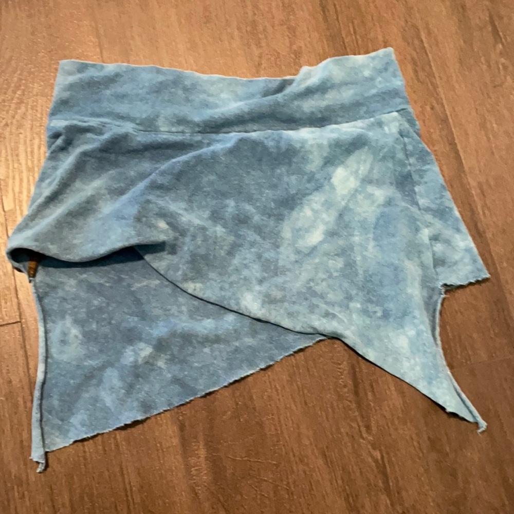 Herbal dyed hemp skirt